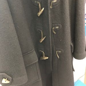 Beautiful Burberry Navy blue pea coat